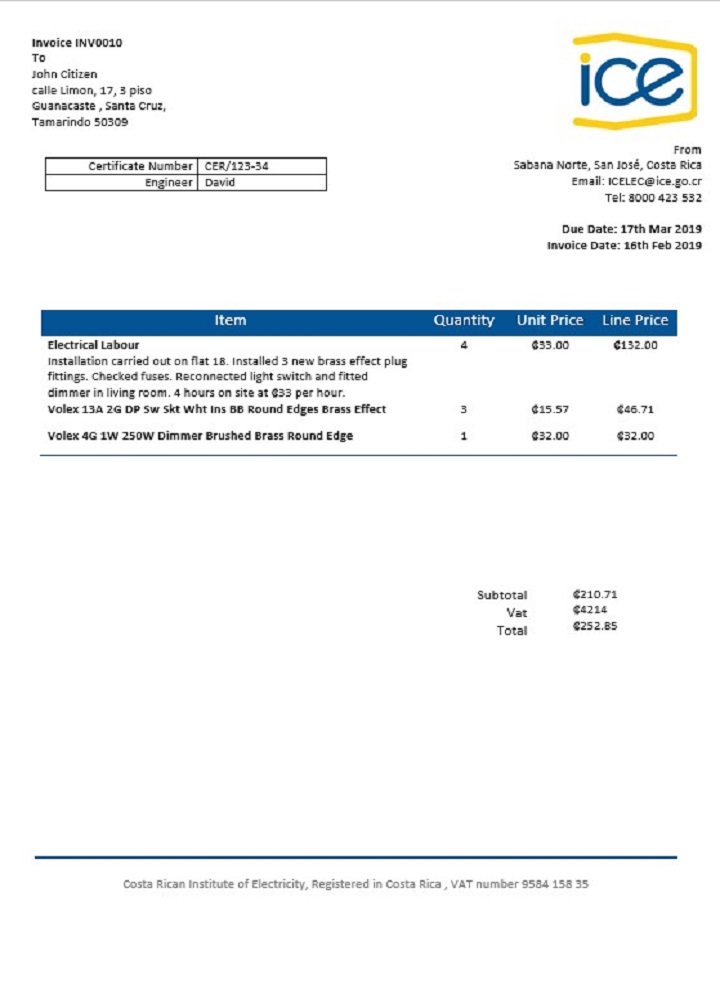 Minol USA business utility bill 